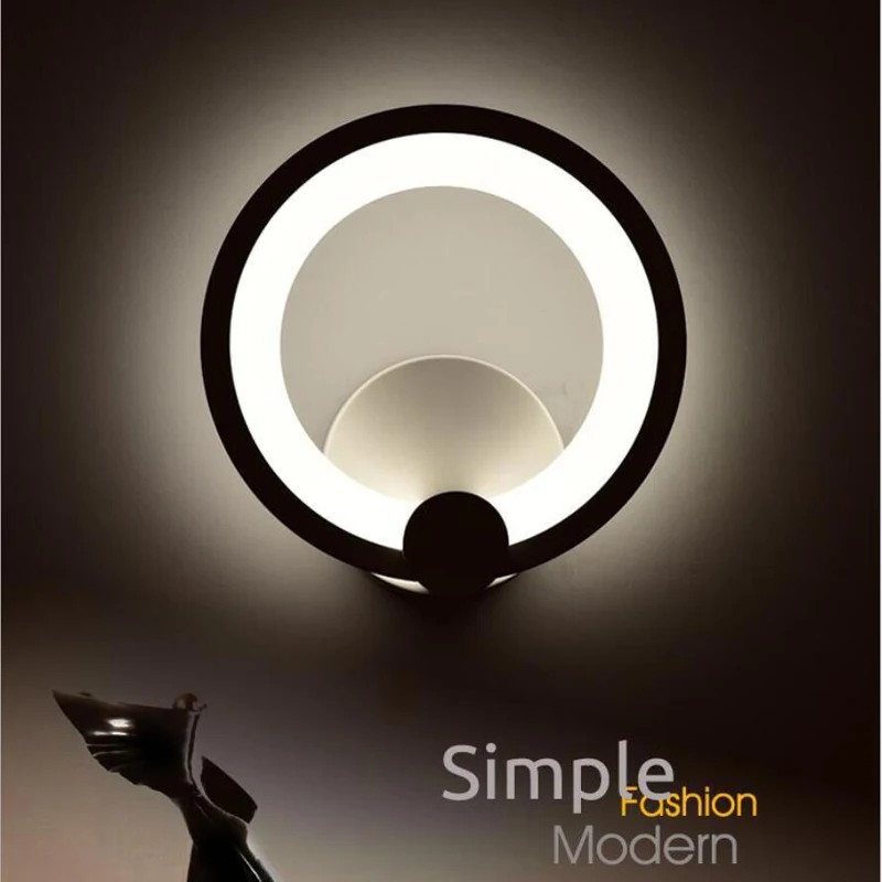 Современная светодиодная настенная лампа прикроватный светильник для коридора