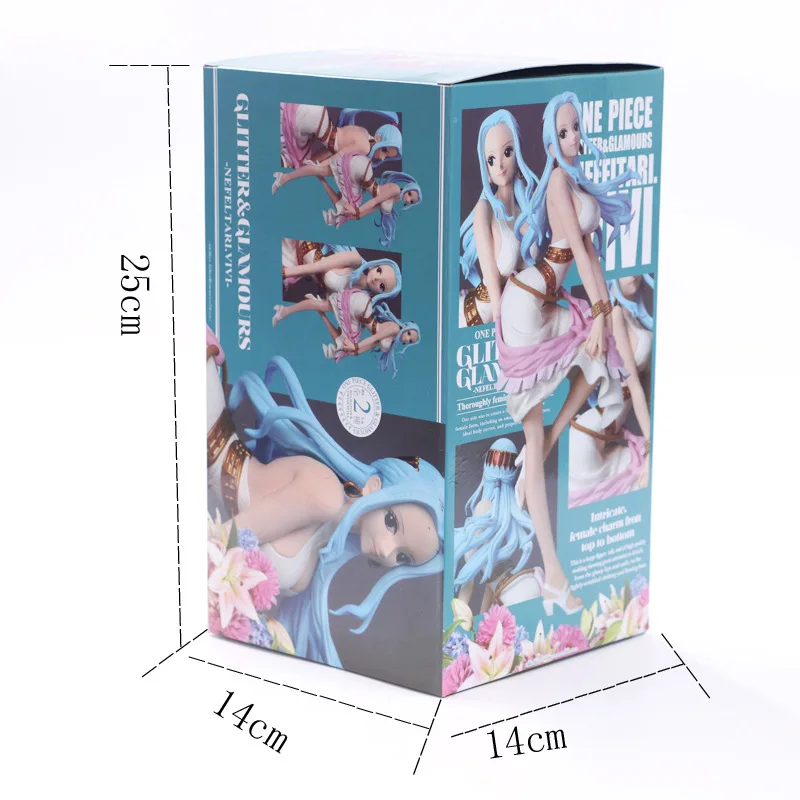 Аниме One Piece Glitter & Glamours Nefeltari Vivi ПВХ экшн фигурка Коллекционная модель детские