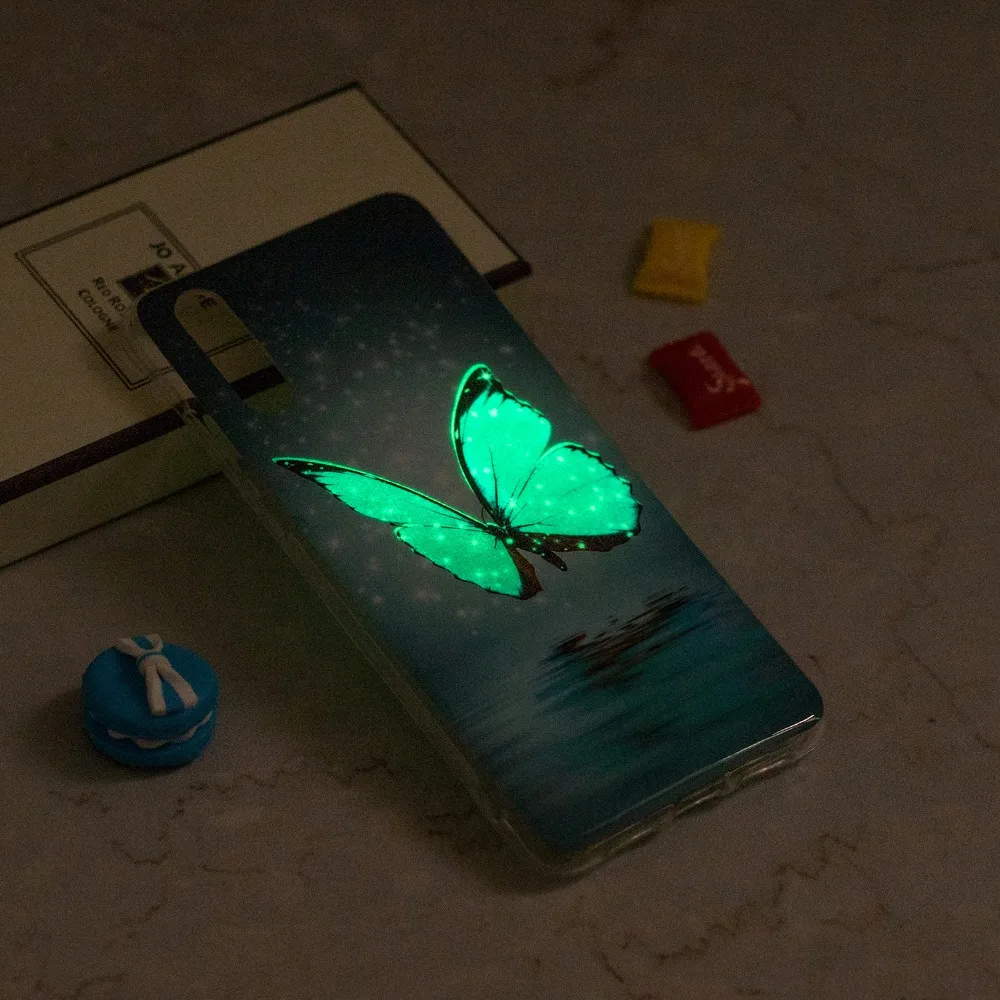 Ночник светящийся чехол для coque Huawei P20 Pro силиконовый Pro/P20 Lite P20Lite |