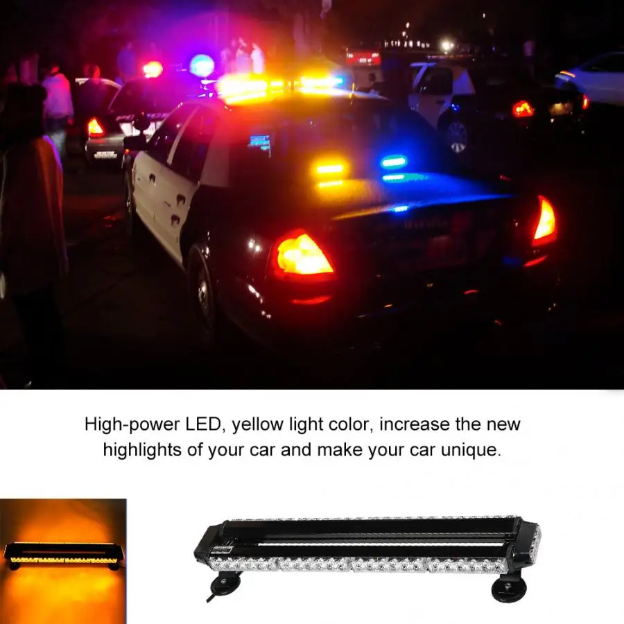 12V 54 LED W Автомобильная потолочная сигнальная лампа для крыши мощная магнитная