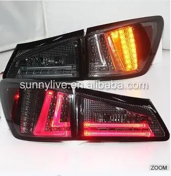 

For Lexus IS250 LED Tail Lamp LED Rear Light 2006-12 year Smoke Black Color SN
