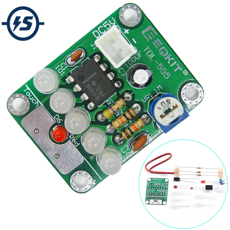 TDL 555 сенсорная задержка LED Light DIY Kit TOR Format запчасти DC 5V|diy kit|kit diyled diy |