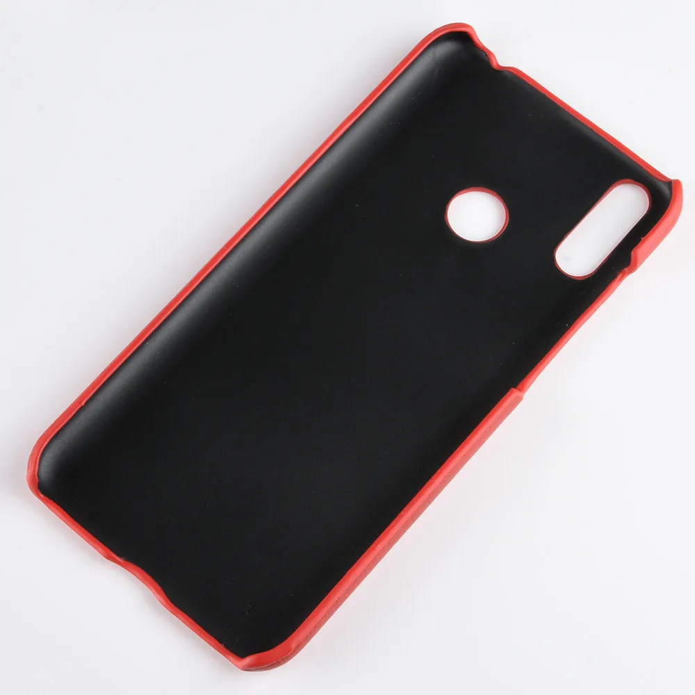 Для Huawei Honor 8C чехол 6 26 дюймов роскошный Личи Striae искусственная кожа Твердый для