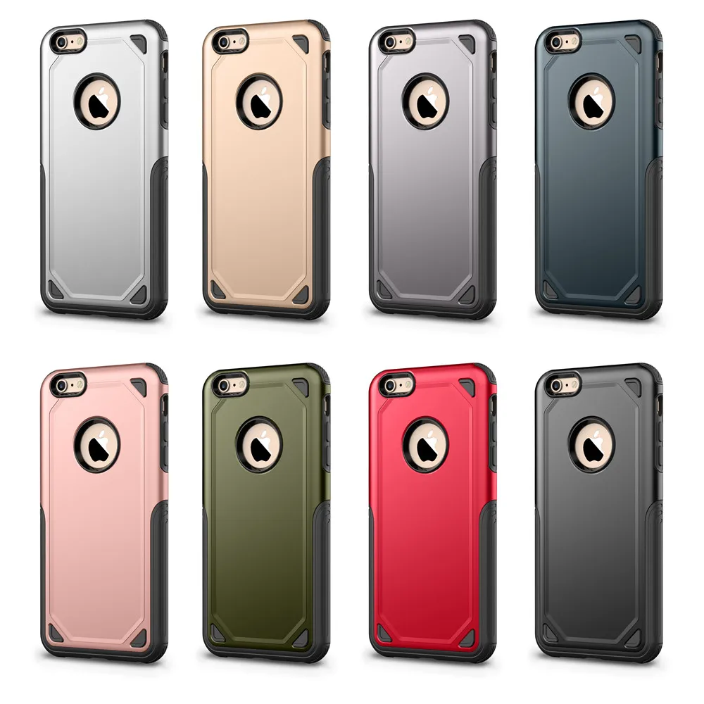 Heavy Duty Protection Phone Case For iPhone 6 6S Armor Shield Shockproof Luxury Slim Back Cover Plus |