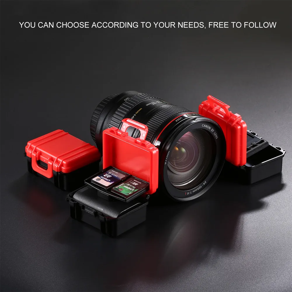Корпус для карт памяти LENSGO пластиковый держатель камер Canon Sony Fuji Nikon Olympus |