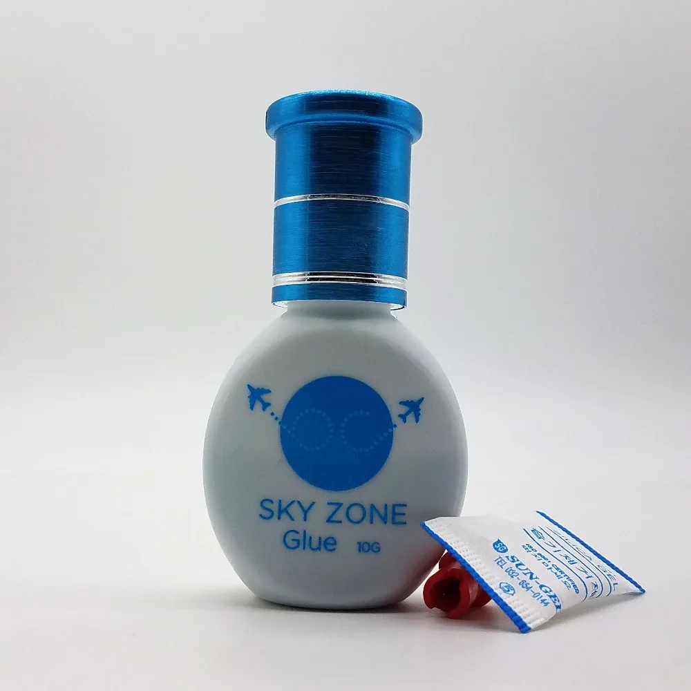 Клей для наращивания ресниц SKY ZONE профессиональный быстросохнущий клей 10 мл