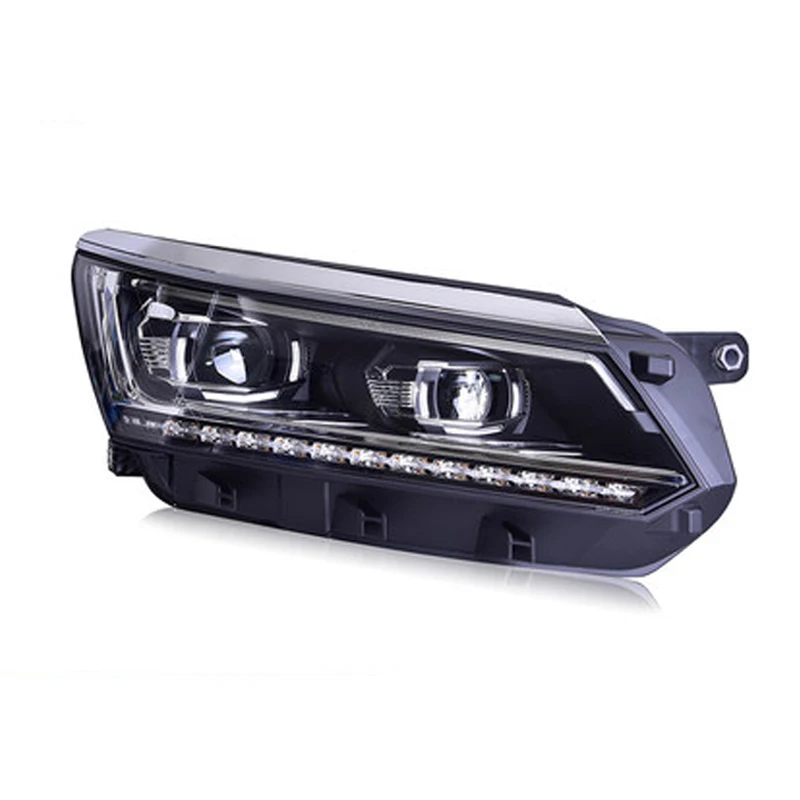 Светодиодные полосы фары лампы для Volkswagen Passat B8 2016 2018 DRL Bi xenon проектор головная
