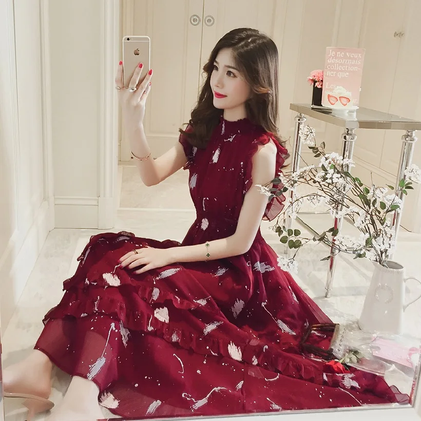 Летнее платье с принтом женское | Женская одежда