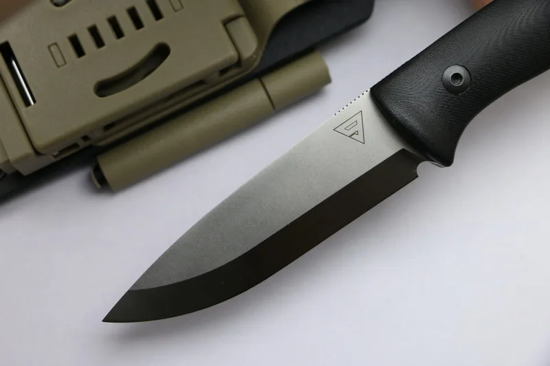 Район 9 Survivor D2 фиксированным лезвием Прямой охотничий нож KYDEX оболочка G10 Ручка Кемпинг Открытый EDC ножи инструменты