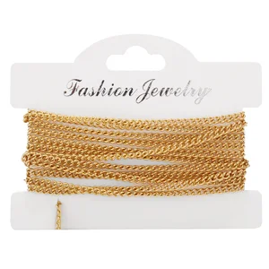 Подарочная цепочка из нержавеющей стали, 2 метра