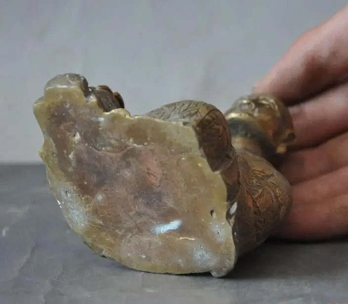 4 &quotСтарый тибетский буддистский храм монах Дамо Бодхидхарма Дхарма статуя