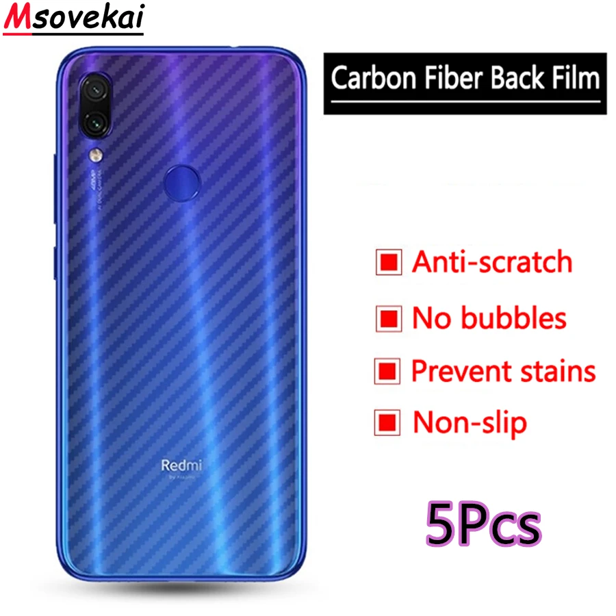 Защитная 3d пленка из углеродного волокна для Xiaomi Redmi Note 7 6 5 Pro Mi 9 8 SE Lite A1 A2