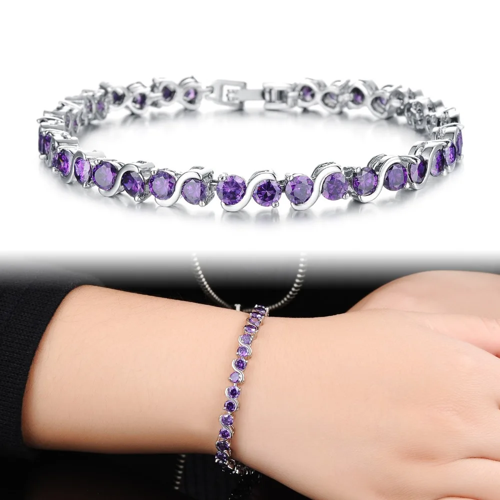 Новый модный браслет женский с кристаллами swarovski подарки Ювелирные изделия