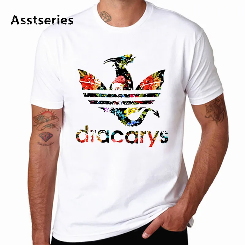 Dracarys рубашка Игра престолов бренд Ария Старк не сегодня Унисекс Мужская футболка