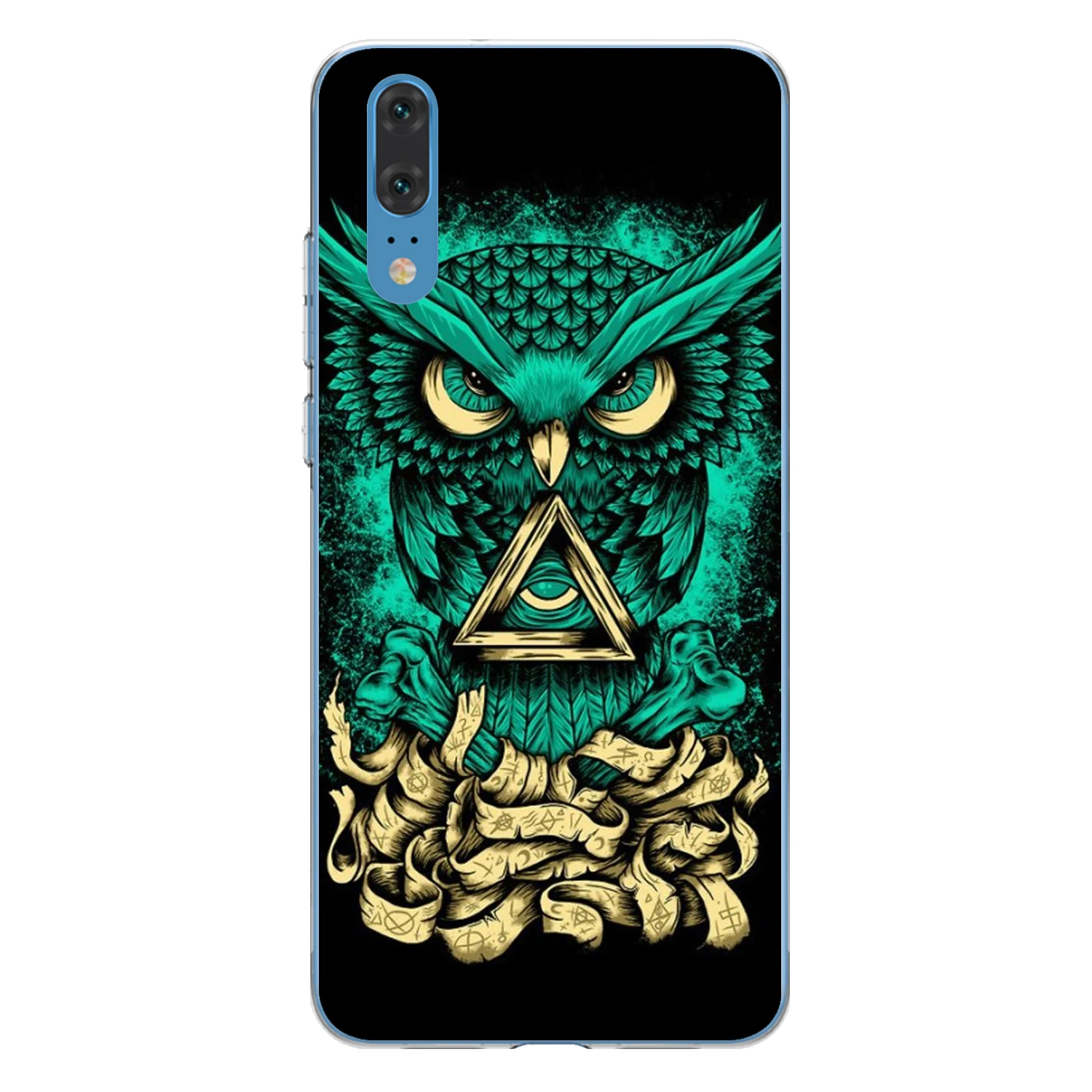 BIGCASES для Huawei P20 чехол 5 8 дюйма мягкий TPU силиконовый крутой Лев тигр леопард олень