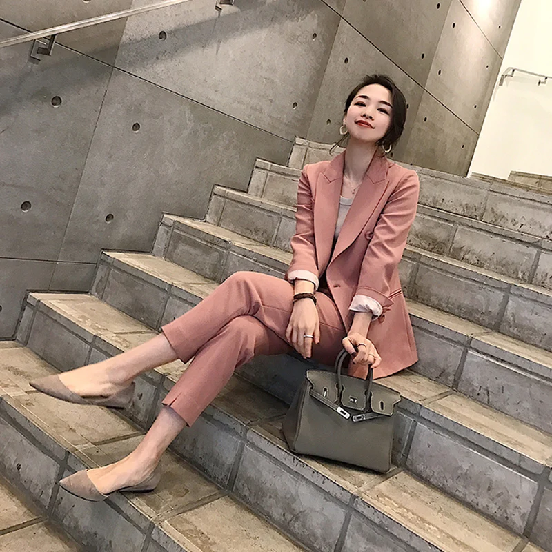 Для женщин Штаны костюм 2 предмета в комплекте для детей со штанами костюмы