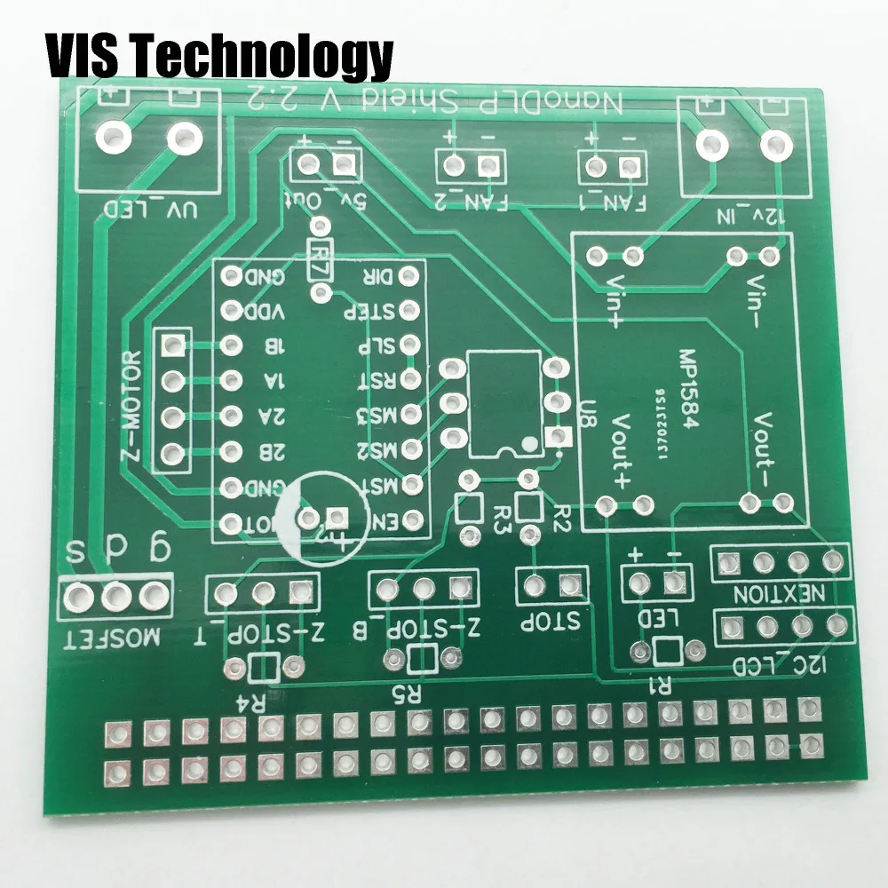Двойная печатная плата Nanodlp V2.2 PCB для shield SLA Nano printer Thingiverse TOS 1 шт.|Детали и