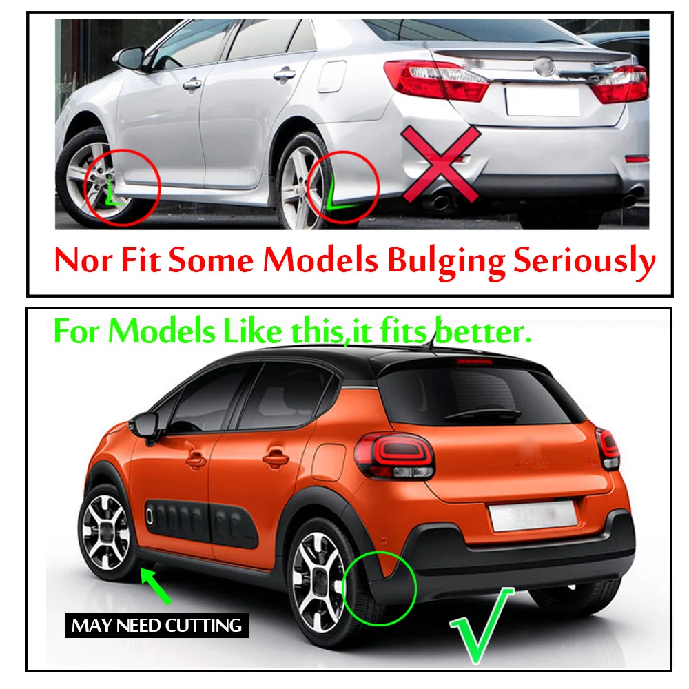 Набор универсальных брызговиков Брызговики для Citroen C1 C2 C3 C4 Xsara SpaceTourer Saxo Xantia Berlingo