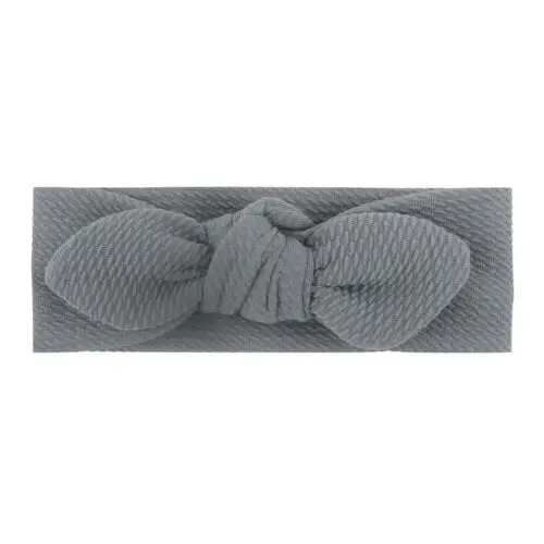 Эластичная повязка на голову с бантом для новорожденных девочек | Детская одежда