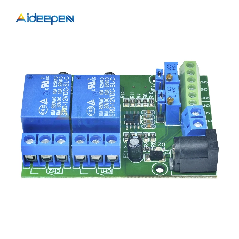 LM393 DC 12V 2-канальный 2CH Компаратор напряжения стабильный модуль 2 модуль для сравнения напряжения