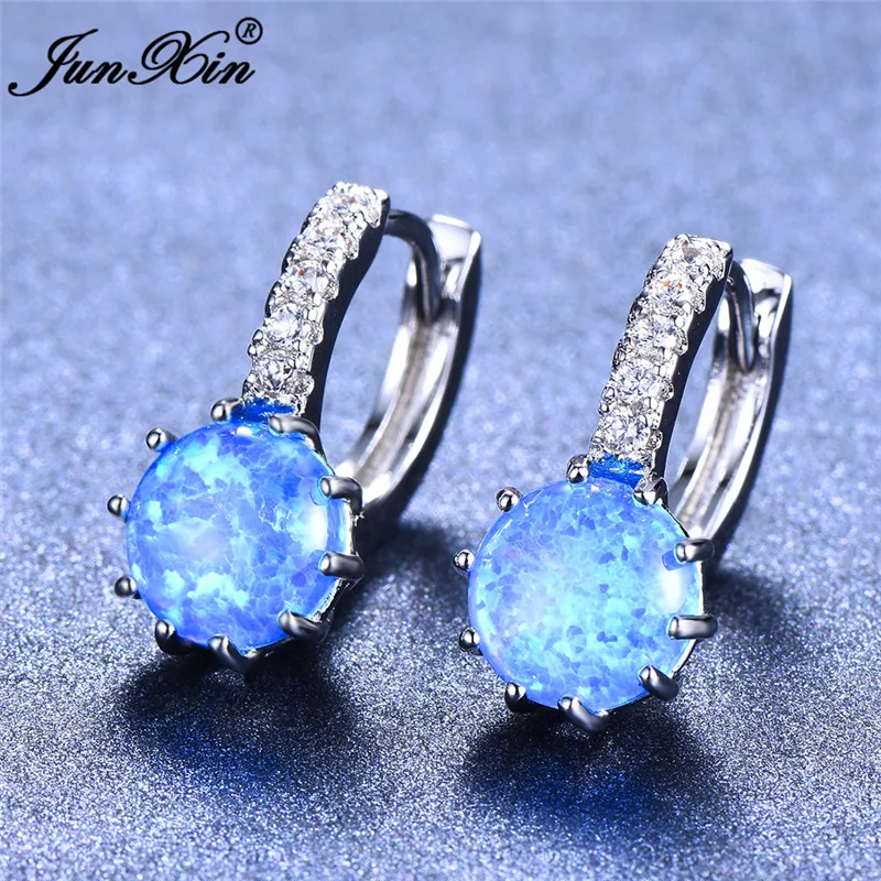 Женские круглые серьги кольца в стиле бохо Серебристые свадебные украшения с