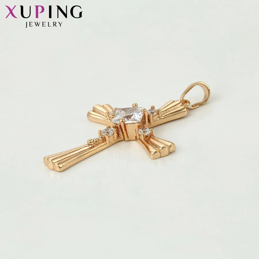 Xuping модное винтажное высококачественное ожерелье с подвеской религиозный крест