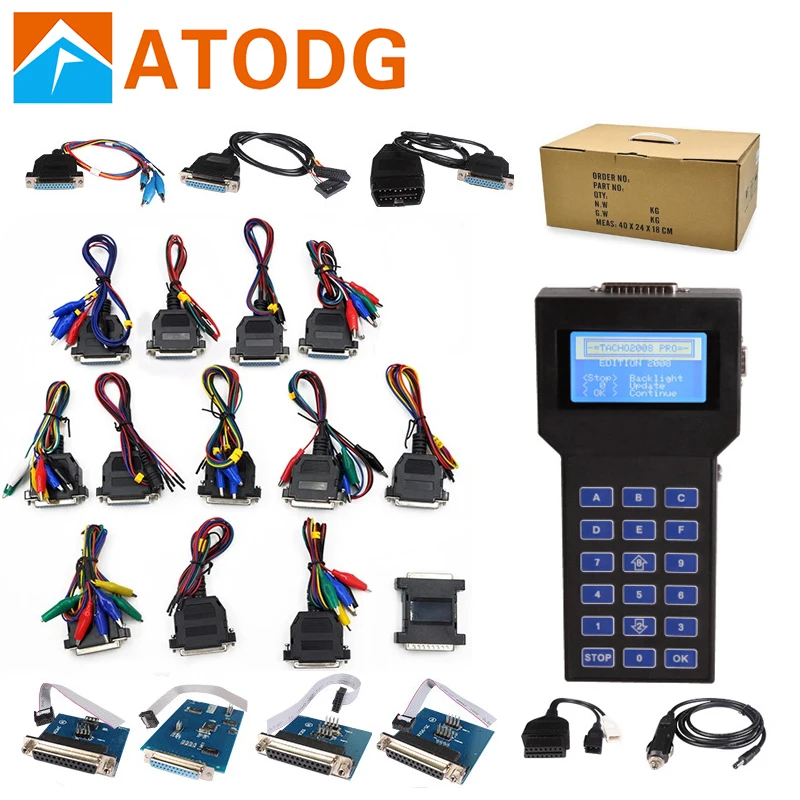 Tacho Pro 2008 Unlock tacho pro Odometer Mileage Correction tool Universal Dash Programmer July DHL free | Автомобили и мотоциклы
