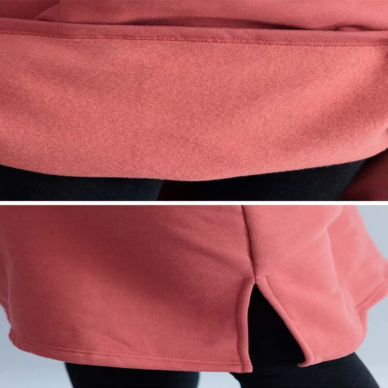 2018 весенние женские Модные водолазки с принтом топы длинными рукавами большие