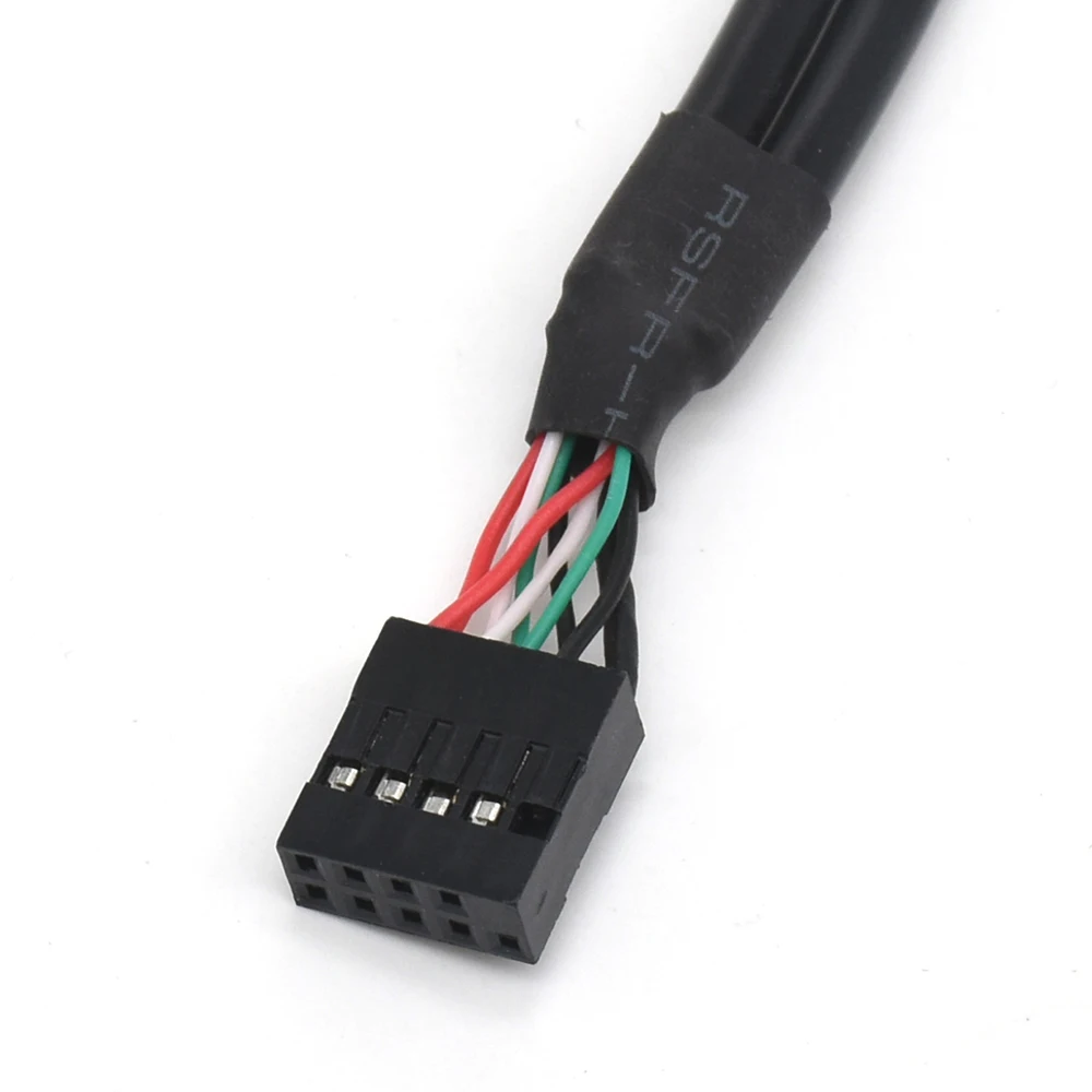 10 шт./лот Внутренняя Материнская плата 9pin шаг 2 54mm к двойному Порты и разъёмы USB 0