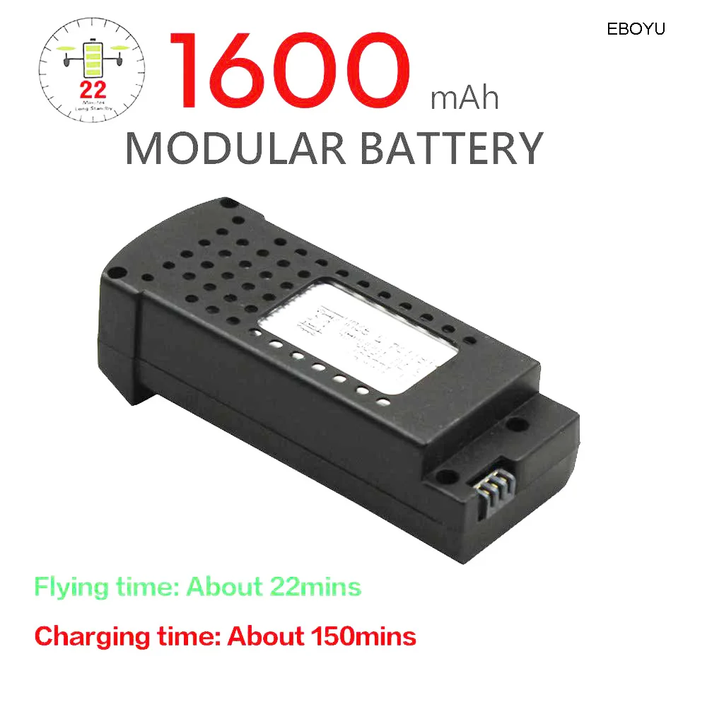 EBOYU Оригинальный 3 7 в 1600 мАч литий-полимерный аккумулятор для SG106 ZLToys RC