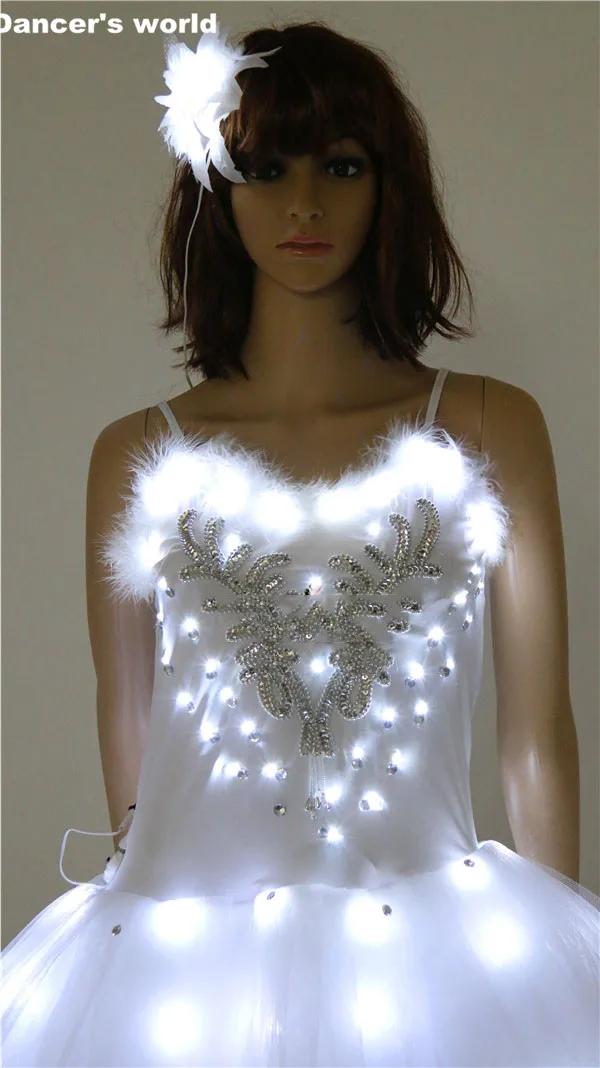 2017 платья для танца живота светильник светящаяся одежда светодиодный костюм