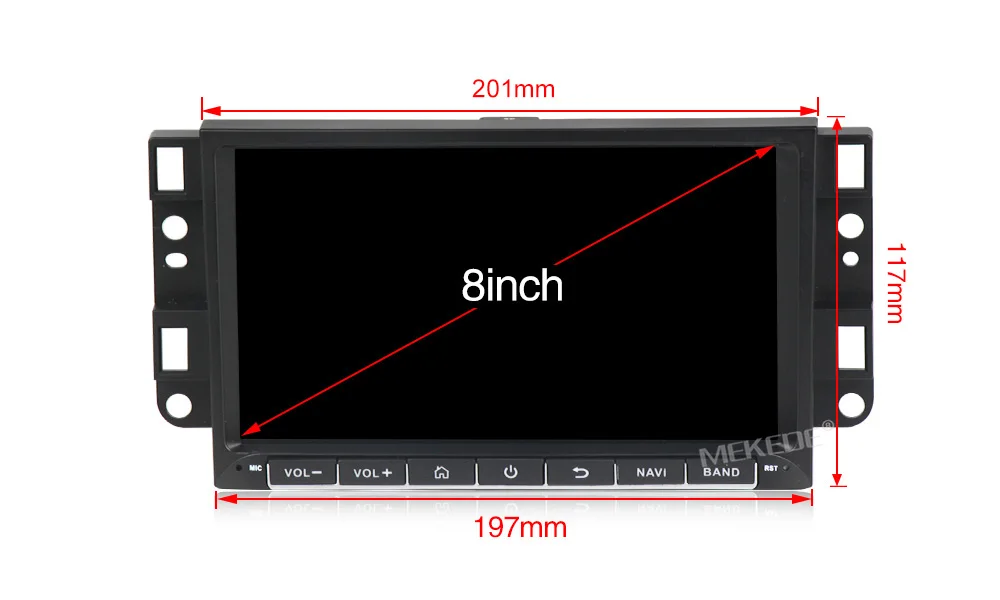 MEKEDE 2 Din Android 8,1 Автомобильный мультимедийный dvd-плеер для Chevrolet Aveo Epica Captiva Spark Optra Tosca Kalos gps стерео