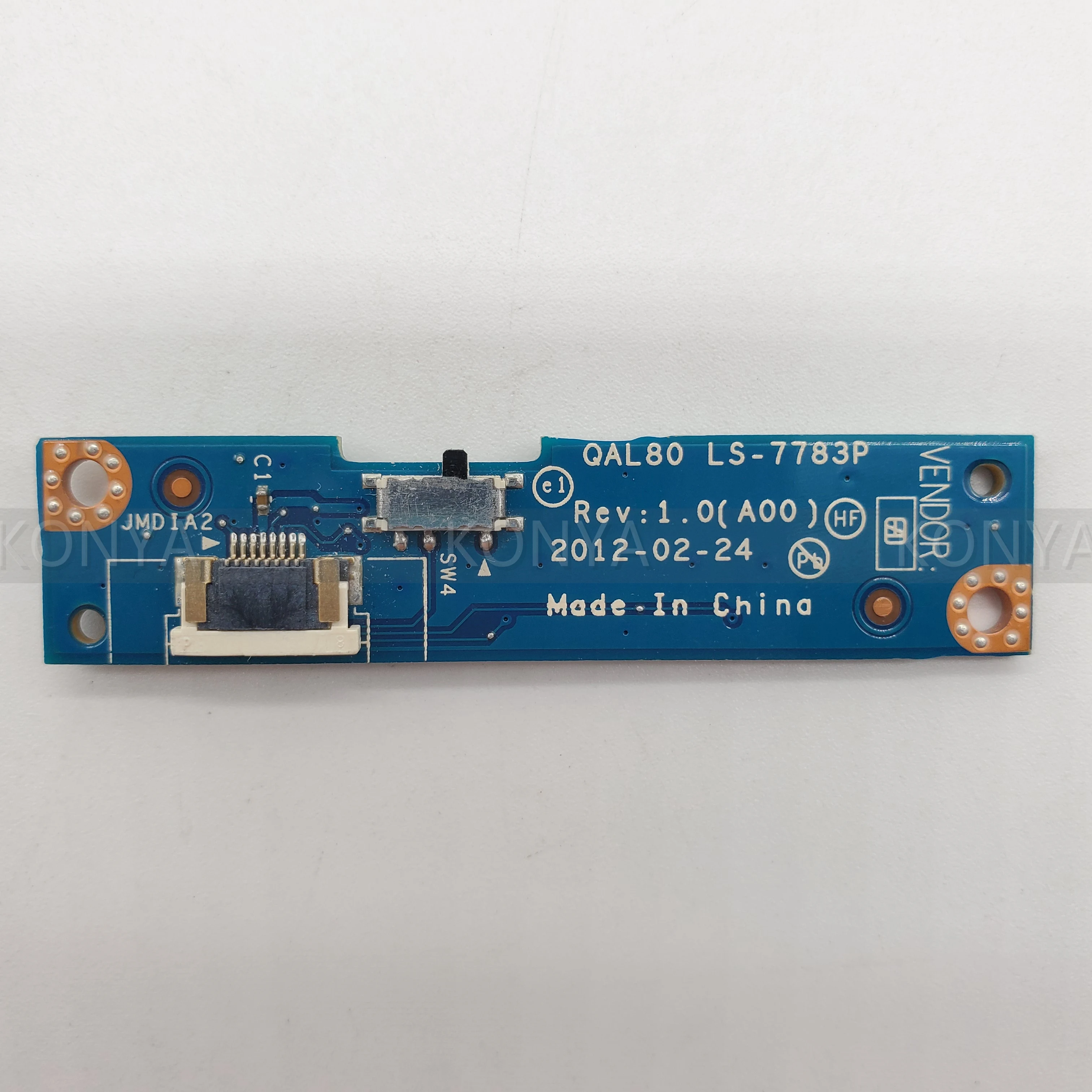 Новый оригинал для Dell широта E6430 Кнопка громкости плата WiFi переключатель LS