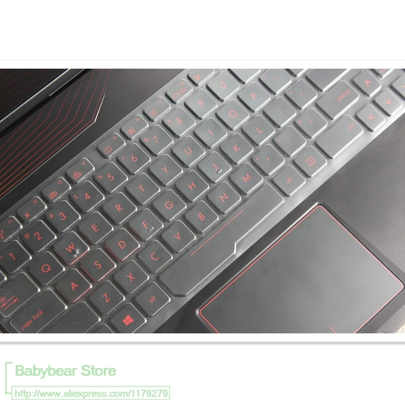 15 дюймовый Ультра ТПУ чехол для клавиатуры ноутбука для asyus GL553 GL553VD GL553VE GL553VW FX53VD FX53VE ZX53VW ZX53VD 15,6"