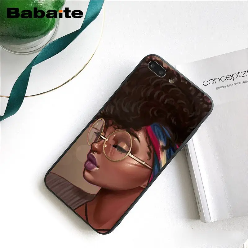 Чехол для телефона Babaite queen Afro Melanin Poppin для iphone 11 Pro 11Pro Max 6S 6plus 7plus 8 8Plus X Xs MAX 5 5S XR