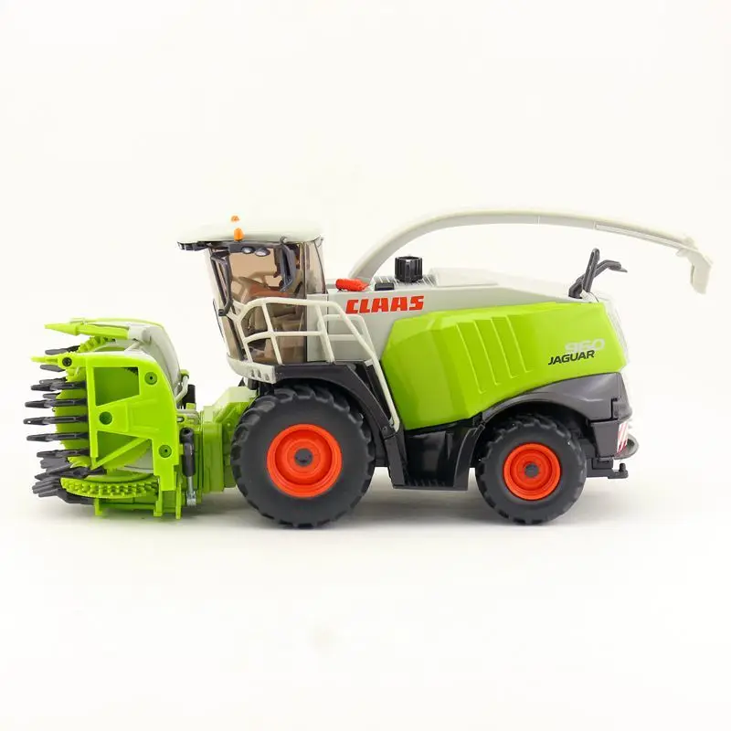 1:32 строительные машины из сплава, высокая симуляция, Claas Jaguar 960, комбайн, игрушечные транспортные средства, автозапчасти