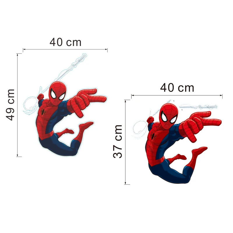 20-SDM004 Супер Герой 3D Сломанные Отверстия настенные наклейки для детской комнаты домашний декор Человек-паук Бэтмен Железный человек Халк Мстители настенные наклейки для мальчиков - Цвет: 20-SDM004