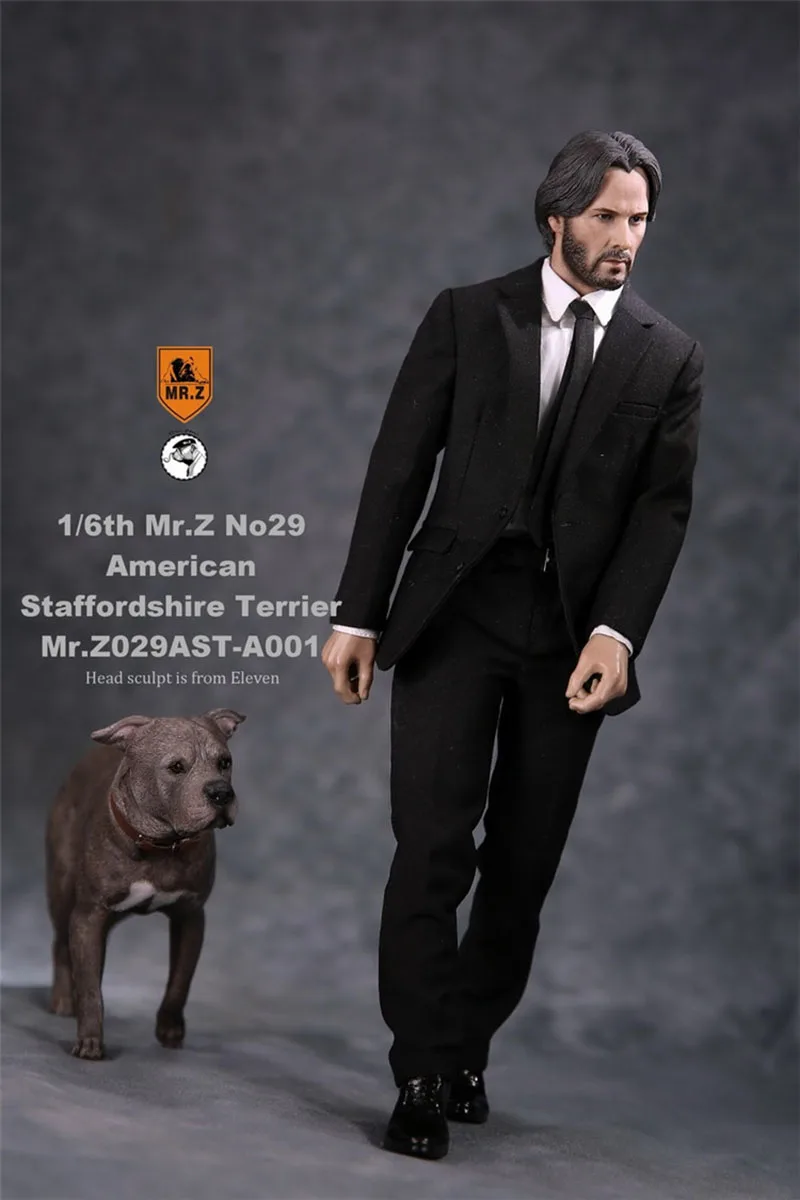 Mr. Z 1/6 модель животного NO. 29: американский стаффордширский терьер осанка для 12 дюймовых экшн-фигурок коллекции аксессуаров