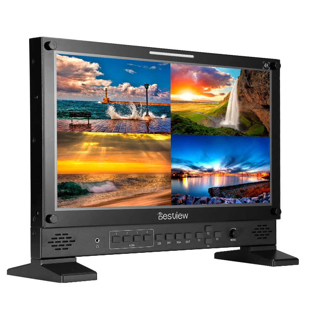 15 дюймов 4K HD камера директор монитор 3G SDI/HDMI экран сигнала четыре