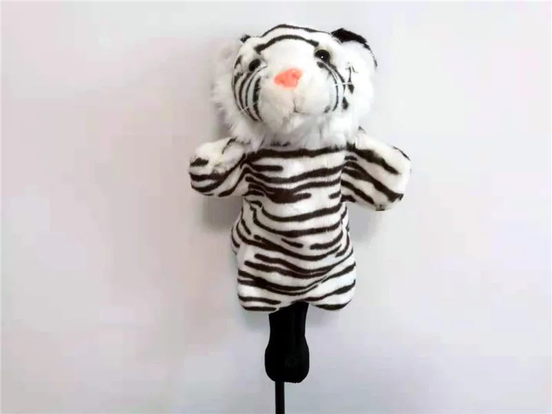 white tiger Милый подарок мультяшное Животное Гольф Фарватер Вудс головной убор частный Спорт Гольф-клуб гибриды головные уборы для мужчин и женщин - Цвет: white tiger