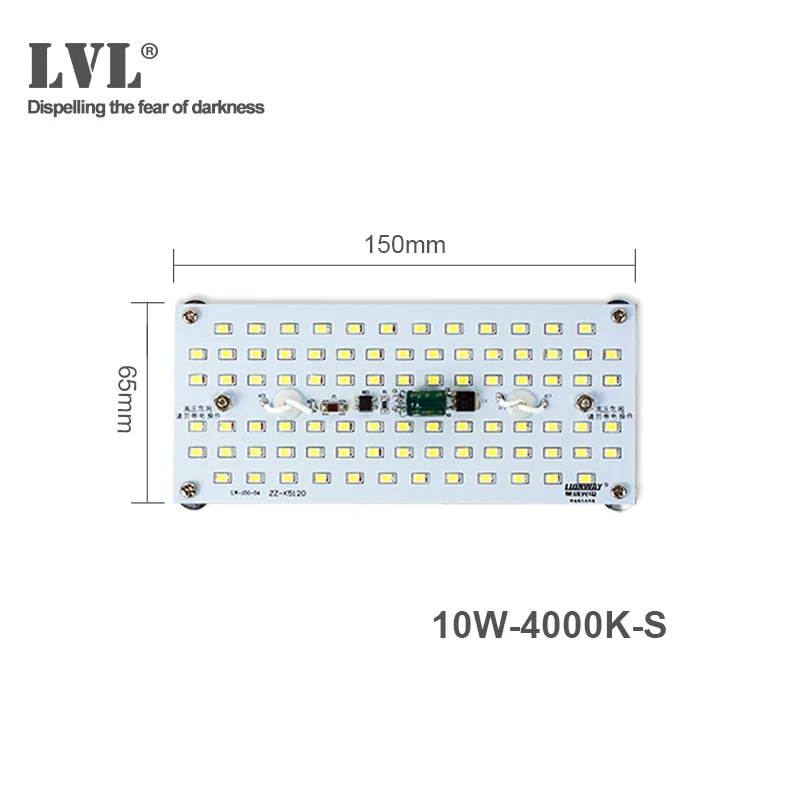 10W-4000K Светодиодный модуль 10 Вт 220 в 230 В без мерцания прямоугольный светодиодный панельный светильник для замены лампы - Цвет: 10W-4000K
