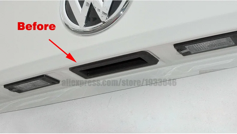 Для Volkswagen VW Polo Sedan Vento facelift /Авто ручка багажника камера заднего вида с реле Автомобильная камера заднего вида
