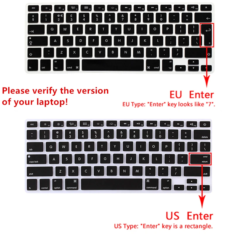 Чехол с английской клавиатурой США для Macbook Pro 13 15 17 Air Retina &quotзащитная пленка |