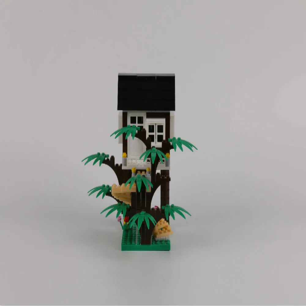 LONGDA радует высоким Совместимость Alpinia Oxyphylla Building Block игрушечный конструктор