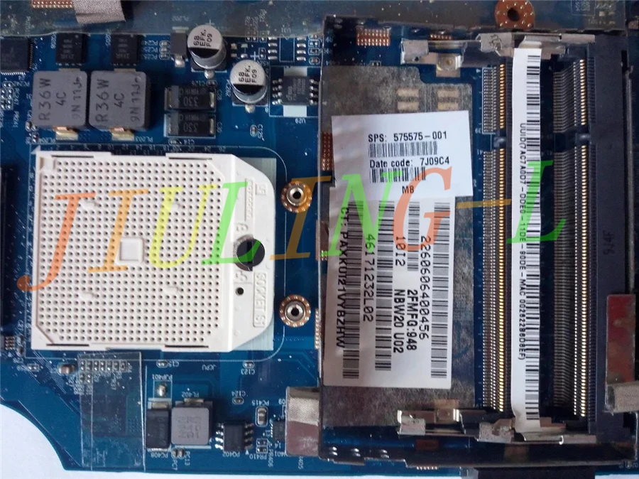 JOUTNDLN для HP DV4 2000 материнская плата ноутбука LA 4117P 575575 001 Sokcet s1 DDR2 100%