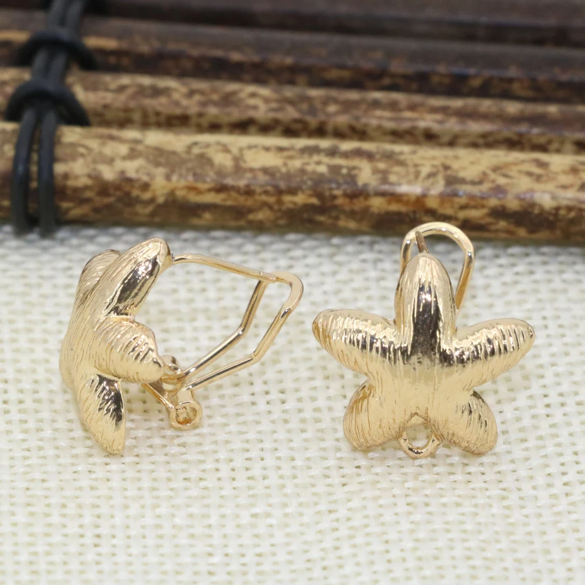 

New arrival 10 style ear earrings for women girls weddings party gifts gold-color wholesale price fashion jewelry B2822