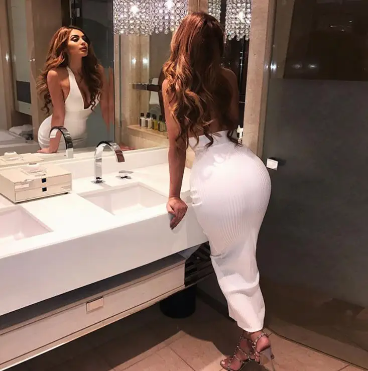 Женское платье из искусственного шелка без рукавов с V-образным вырезом и