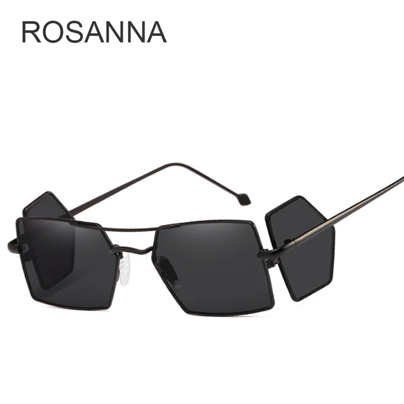 ROSANNA Новые квадратные Винтажные Солнцезащитные очки в стиле стимпанк женские