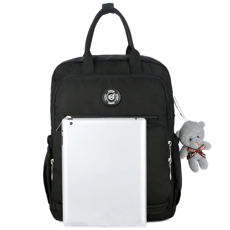 2019 Модный женский рюкзак из водонепроницаемого нейлона с мягкой ручкой