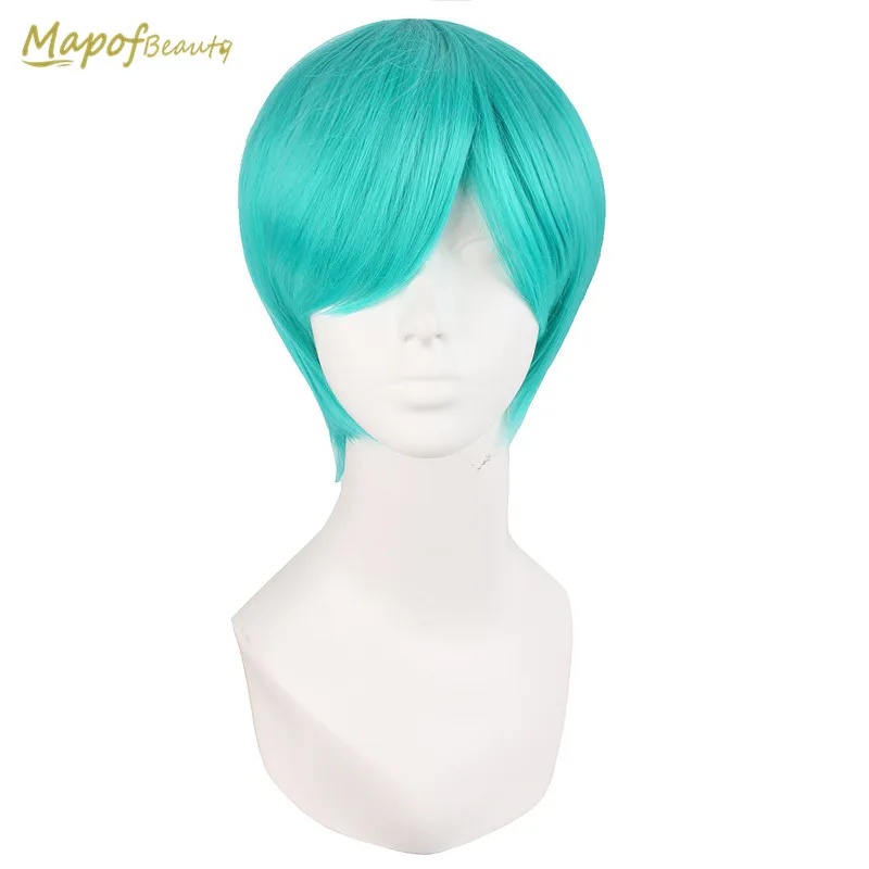 MapofBeauty 12 ''короткие прямые Хэллоуин ролевые Ичиго хитофури Синий Косплей